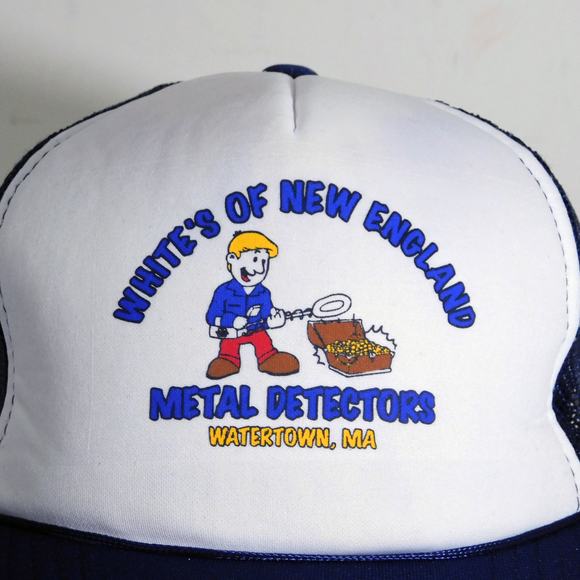 VTG White's of New England Metal Detectors Trucker Hat Watertown MA - Picture 2 of 7